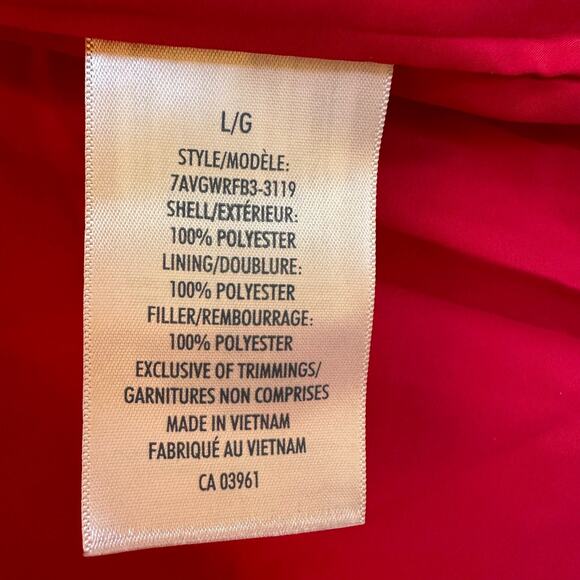 Mens Utility Quilted Vest Large Red Outdoor Workwear Layering Warm Functional - Picture 10 of 12